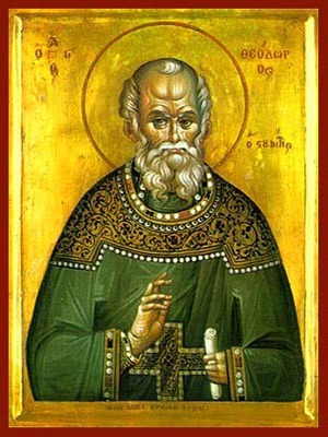 SAINT THEODORE THE CONFESSOR, ABBOT OF THE STUDION