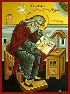 SAINT ISAAC THE SYRIAN, BISHOP OF NINEVEH, ASCETIC WRITER, FULL BODY