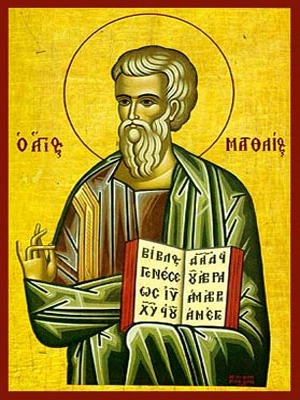 APOSTLE AND EYANGELIST SAINT MATTHEW