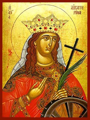 SAINT CATHERINE THE GREAT MARTYR, OF ALEXANDRIA