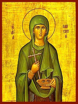 SAINT PARASCEVE, THE GREAT MARTYR, OF ROME