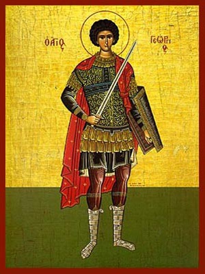 SAINT GEORGE THE GREAT MARTYR, FULL BODY