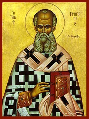 SAINT GREGORY THE THEOLOGIAN, ARCHBISHOP OF CONSTANTINOPLE
