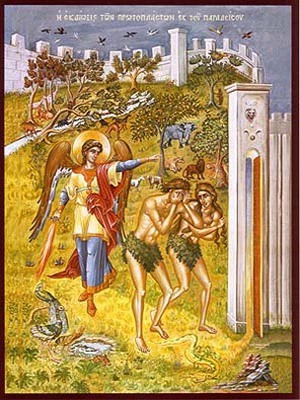 EXPULSION OF THE CREATED FIRST FROM PARADISE