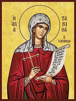 SAINT TABETHA, THE WIDOW RAISED FROM THE DEAD BY THE APOSTLE PETER