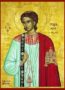 SAINT ROMANUS, THE MELODIST (SWEET-SINGER) OF CONSTANTINOPLE - Icon Print on Paper, 14×20cm / 5,6×8in