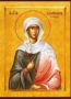 SAINT CLEOPATRA, VIRGIN-MARTYR - Icon Print on Paper, 14×20cm / 5,6×8in