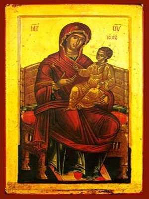 VIRGIN AND CHILD, ENTHRONED