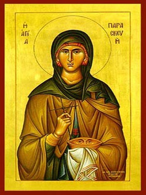SAINT PARASCEVE, THE GREAT MARTYR, OF ROME