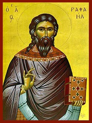 SAINT RAPHAEL, THE NEW MARTYR OF MITYLENE, GREECE