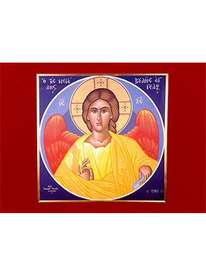 CHRIST BLESSING, ANGEL OF THE GREAT COUNSEL - Folder Card, 10×14cm / 4×5,6in