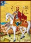 SAINT CONSTANTINE THE GREAT, ON HORSEBACK, IN THIS THOU SHALT WIN
